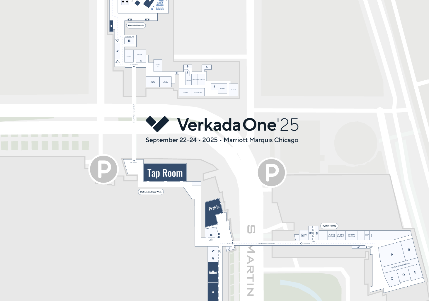 Verkada One 2025 branded floor plan overview